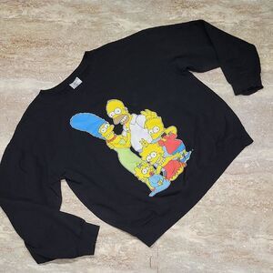 THE SIMPSONS FAMILY 20TH CENTURY WOMENS SWEATSHIRT SIZE XL 15-17